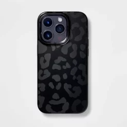 Apple iPhone 14 Pro Case with MagSafe - heyday™ Black Leopard Print