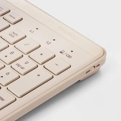Bluetooth Keyboard - heyday™ Stone White 2 Bluetooth Keyboard - heyday™ Stone White - Image 2