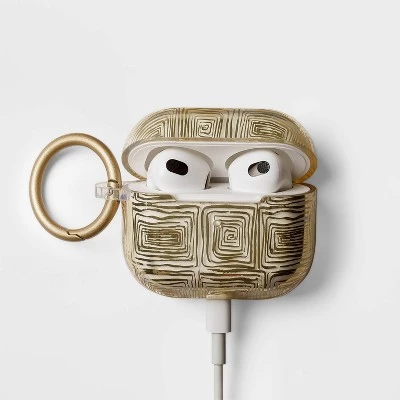 Apple AirPods 3rd Generation Hardshell Case with Clip - heyday™ Geo Lines 1 Apple AirPods 3rd Generation Hardshell Case with Clip - heyday™ Geo Lines