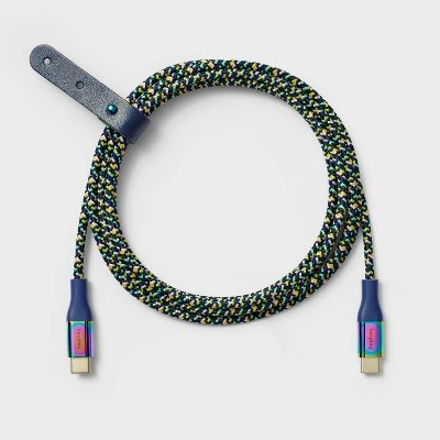 6' USB-C to USB-C Braided Cable - heyday™ with Ameen Taahir 2 6' USB-C to USB-C Braided Cable - heyday™ with Ameen Taahir - Image 2