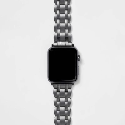 Apple Watch Scalloped Metal Link Band - heyday™ Black 1 Apple Watch Scalloped Metal Link Band - heyday™ Black