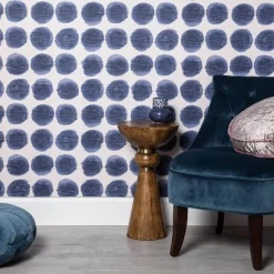 Textile Dot Peel & Stick Wallpaper Blue - Opalhouse™