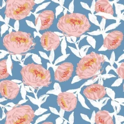 Floral Peel & Stick Wallpaper Blue/White - Opalhouse™