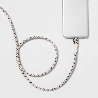 Lightning to USB-C Braided Cable - heyday™ Black 1 Lightning to USB-C Braided Cable - heyday™ Black