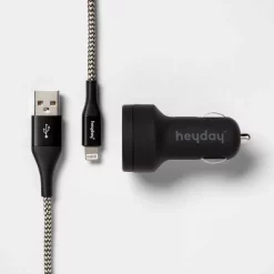 6' Lightning to USB-A Cable 2-Port 3.1A Car Charger - heyday™ Evergreen -Heyday Sales Shop GUEST 4ba155c3 35b1 4ffe a643 1b21321f61b4