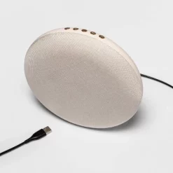 Round Bluetooth Wireless Speaker - heydayâ„¢ Stone White