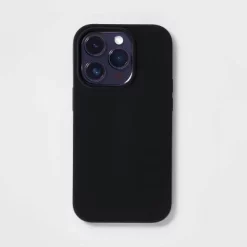 Apple iPhone 14 Pro Magnetic Case - heyday™ Black Silicone
