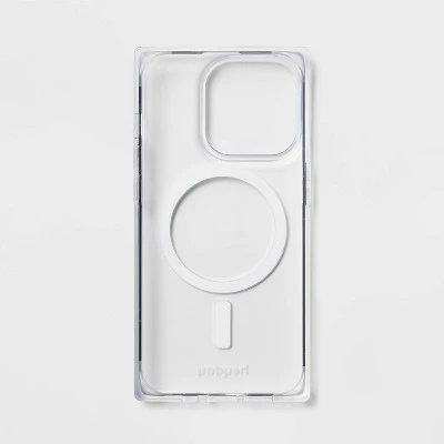 Apple iPhone 15 Pro Square Case with MagSafe - heyday™ Clear 3 Apple iPhone 15 Pro Square Case with MagSafe - heyday™ Clear - Image 3