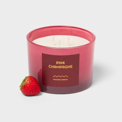 12oz Ombre Glass Jar with Lid Pink Champagne - Opalhouse™ 2 12oz Ombre Glass Jar with Lid Pink Champagne - Opalhouse™ - Image 2