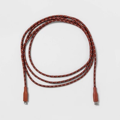 Lightning to USB-C Braided Cable - heyday™ Black 3 Lightning to USB-C Braided Cable - heyday™ Black - Image 3