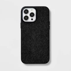 Heyday Sales Shop 38 Apple iPhone 13 Pro Max/iPhone 12 Pro Max Saffiano Case - heydayâ„¢ Black