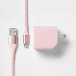 2-Port Wall Charger 15W USB-C & 5W USB-A (with 6' Lightning to USB-A Cable) - heyday™ Pink/rose Gold 10 2-Port Wall Charger 15W USB-C & 5W USB-A (with 6' Lightning to USB-A Cable) - heyday™ Pink/rose Gold -Heyday Sales Shop GUEST 6fddaa9b b304 4faa 9388 dbe738cbc871