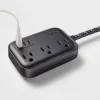 6' Surge Protector 3OL + 2C + 1A - heyday™ Black
