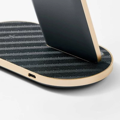 Qi 2-in-1 Wireless Charger - heyday™ Night Gray 3 Qi 2-in-1 Wireless Charger - heyday™ Night Gray - Image 3