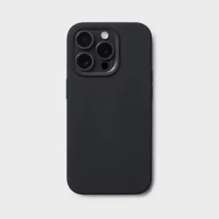 Heyday Sales Shop 22 Apple iPhone 15 Pro Silicone Case with MagSafe - heydayâ„¢ Black