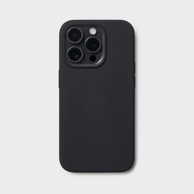 Apple iPhone 15 Pro Silicone Case with MagSafe - heyday™ Black 1 Apple iPhone 15 Pro Silicone Case with MagSafe - heyday™ Black