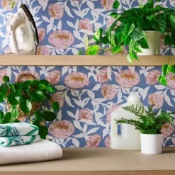 Floral Peel & Stick Wallpaper Blue/White - Opalhouse™ -Heyday Sales Shop GUEST 8bf76b28 6eb0 4988 a19a 4ee2df90f2c5