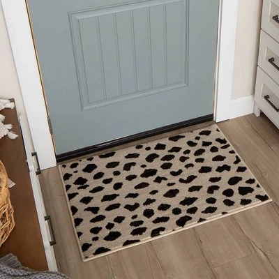 Daffodil Leopard Print Woven Rug - Threshold™ Blue 7 Daffodil Leopard Print Woven Rug - Threshold™ Blue - Image 7