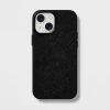 Apple iPhone 13 mini/iPhone 12 mini Case - heyday™ Black Saffiano
