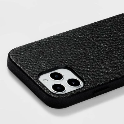 Apple iPhone 12/iPhone 12 Pro Case - heyday™ Black Saffiano 2 Apple iPhone 12/iPhone 12 Pro Case - heyday™ Black Saffiano - Image 2