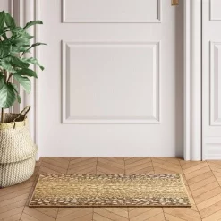 Elderberry Snake Skin Print Woven Rug Gray - Opalhouse