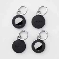 Apple AirTag 4pk Silicone Keychain - heyday™ Black