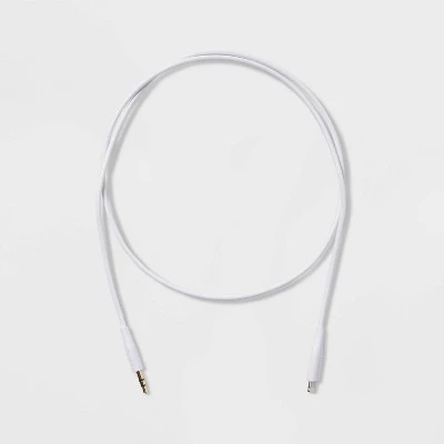 3' Lightning to Aux (M) Cable - heyday™ White 2 3' Lightning to Aux (M) Cable - heyday™ White - Image 2
