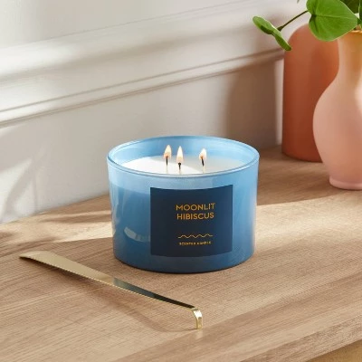 12oz Ombre Glass Jar with Lid Moonlit Hibiscus - Opalhouse™ 1 12oz Ombre Glass Jar with Lid Moonlit Hibiscus - Opalhouse™