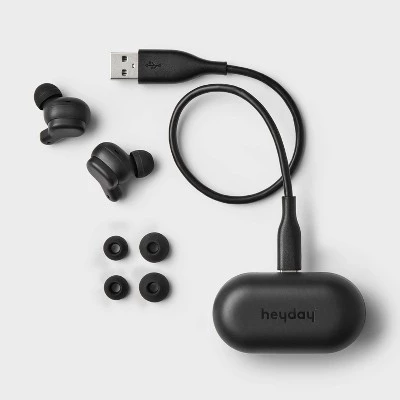 Active Noise Canceling True Wireless Bluetooth Earbuds - heyday™ Stone White 3 Active Noise Canceling True Wireless Bluetooth Earbuds - heyday™ Stone White - Image 3