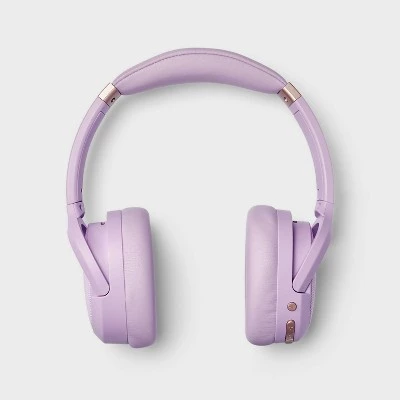 Active Noise Canceling Bluetooth Wireless Over Ear Headphones - heyday™ Pastel Lavender 5 Active Noise Canceling Bluetooth Wireless Over Ear Headphones - heyday™ Pastel Lavender - Image 5