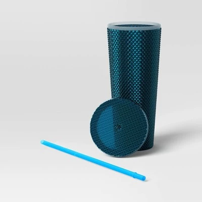 24oz Plastic Tumbler with Straw - Opalhouse™ Clear Cool Melon 2 24oz Plastic Tumbler with Straw - Opalhouse™ Clear Cool Melon - Image 2