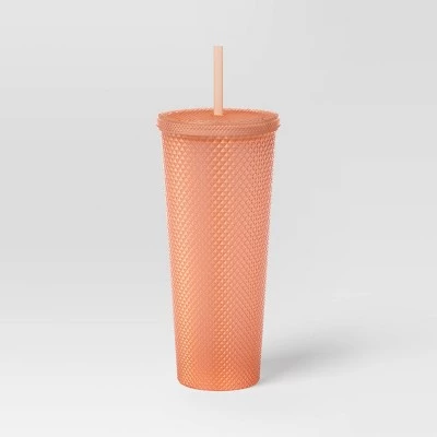 24oz Plastic Tumbler with Straw - Opalhouse™ Clear Cool Melon 6 24oz Plastic Tumbler with Straw - Opalhouse™ Clear Cool Melon - Image 6
