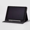 Apple iPad 9th Gen Case - heyday™ Black Saffiano