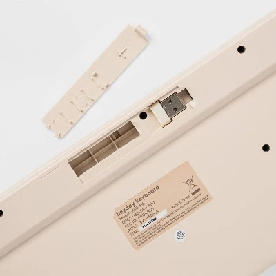 Bluetooth Keyboard - heyday™ Stone White 1 Bluetooth Keyboard - heyday™ Stone White