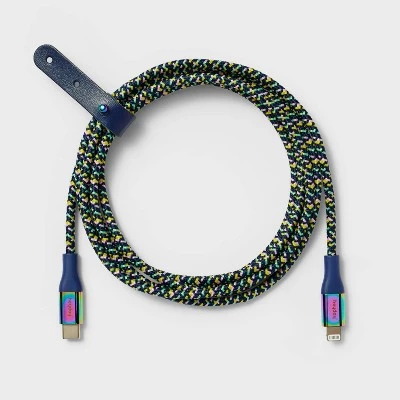 6' Lightning to USB-C Braided Cable - heyday™ with Ameen Taahir 2 6' Lightning to USB-C Braided Cable - heyday™ with Ameen Taahir - Image 2